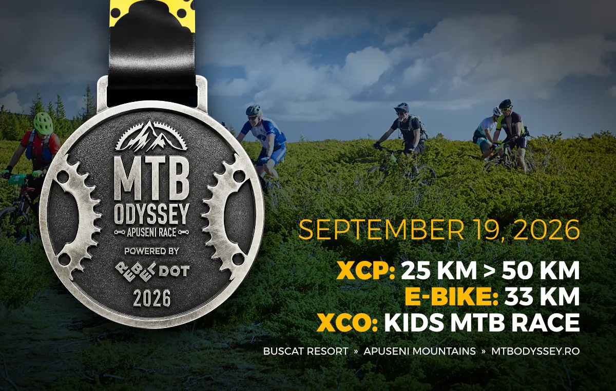 Medalie – Website News – 1200×763 Medalia MTB Odyssey Apuseni Race Rebel Dot 2026